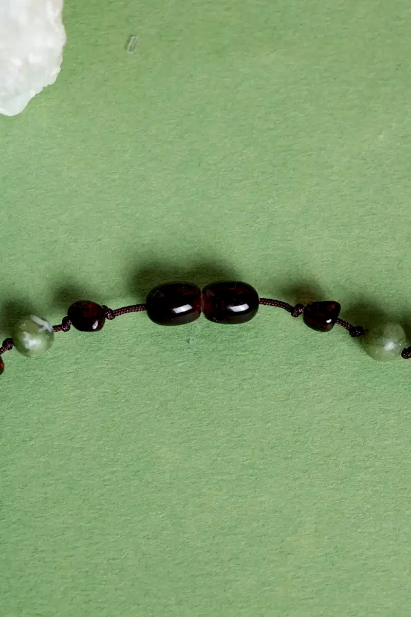 Sertifikalı Doğal Taş Bebek Kolye-yeşim,lapis,kehribar,kaplan Gözü,krizokol M106