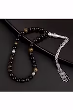 Golden Obsidyen Doğal Taş Tesbih 33lük - 8mm