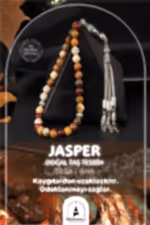 Jasper Doğal Taş Tesbih 33lük - 6mm