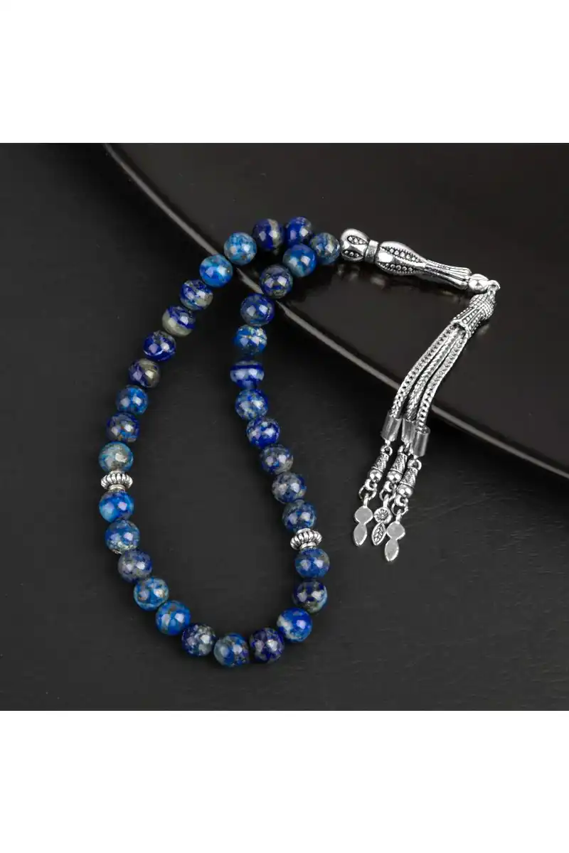 Lapis Lazuli Doğal Taş Tesbih 33lük - 8mm