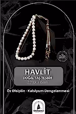 Havlit Doğal Taş Tesbih 33lük - 6mm